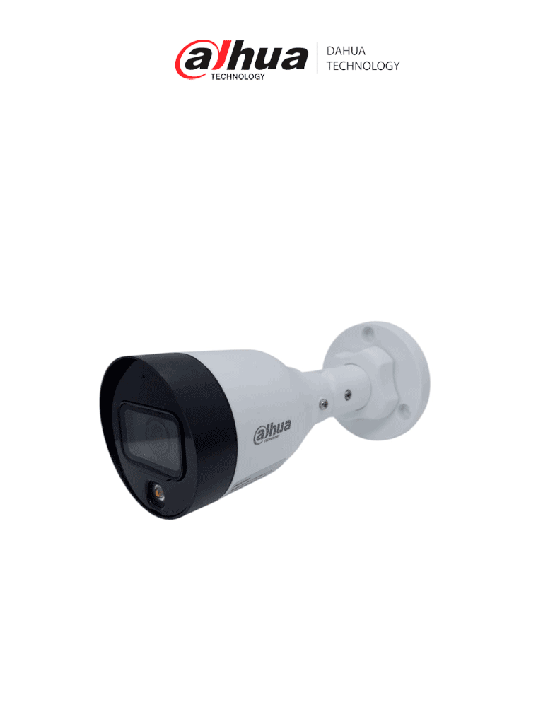 [DHT0030175] DAHUA DH-IPC-HFW1439S1-A-IL -Cámara IP Bullet de 4 Megapíxeles/Iluminador Dual/ Lente de 2.8mm/ 94 Grados de Apertura/ Micrófono Integrado/ 30 Metros de Iluminación con Luz Visible/ H.265+/ WDR de 120 dB/ PoE