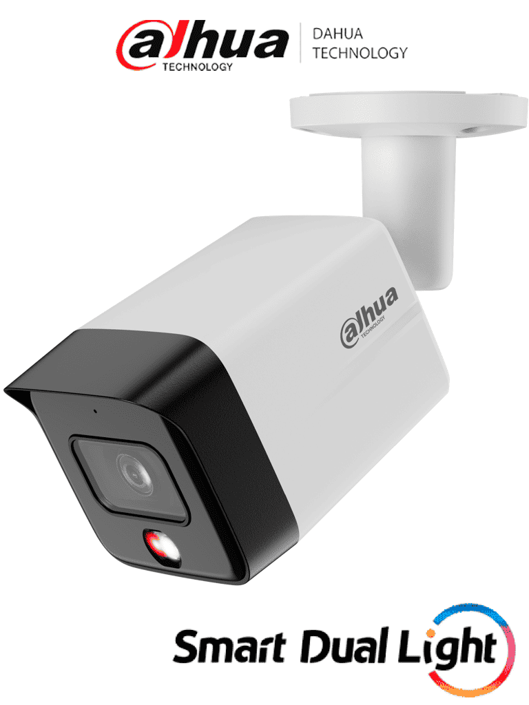 [DHT0030176] DAHUA DH-IPC-HFW1639TC-A-IL - Cámara IP Bullet de 6 Megapixeles/Iluminador Dual Inteligente/ WizSense/ Lente de 2.8mm/ 95 Grados de Apertura/ IR de 30 Metros/ SMD / Micrófono Integrado/ WDR Real de 120 dB/ IP67/ PoE/ #LoNuevo #NFin #ILDDAFE