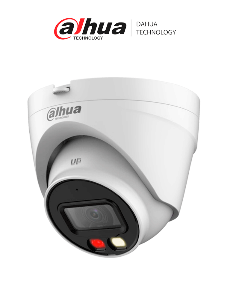 DAHUA DH-IPC-HDW1439V-A-IL Cámara IP Eyeball 4 MP/ Iluminador dual inteligente/ Detección Humana/ IR LED30m/ 2.8 mm/ H.265+/ 94°/ WDR, 3D NR, HLC, BLC/ Micrófono Incorporado/ PoE/ IP67 #MCI2 #LDM #IPMC