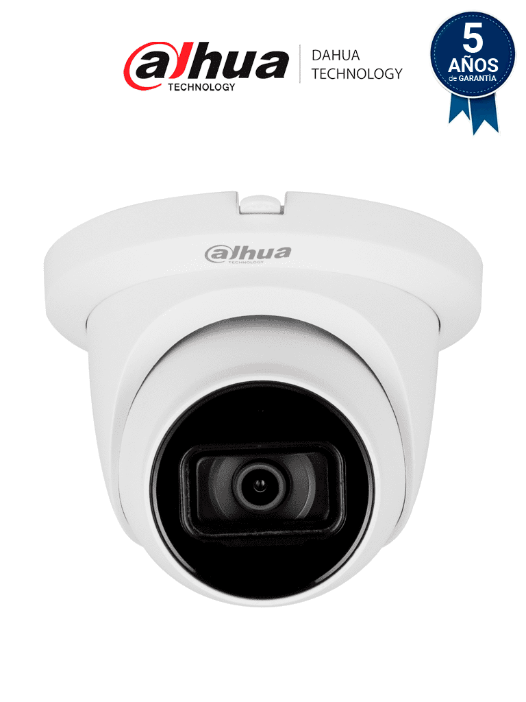DAHUA DH-IPC-HDW5442TMN-ASE-0280B-S3 Cámara Domo IP 4MP WDR IR Eyeball WizMind/ Lente de 2.8 113°/ Face detection/ Protección Perimetral/ Conteo de Personas/ IR 50 m/ Ranura Micro SD/ ePoE/ IP67