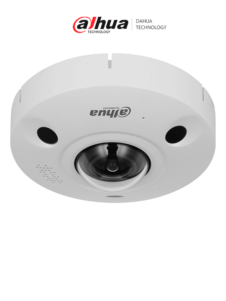 [DHT0080011] DAHUA DH-IPC-EBW8842P-AS Cámara IP Fisheye 8 MP WizMind/ IR 10 mts/ 1.85mm/ Mapa de Calor/ Conteo de Personas/ H.265+ / E&S Alarma y Audio/ Ranura para MicroSD/ Altavoz/ PoE/ IP67/ IK10