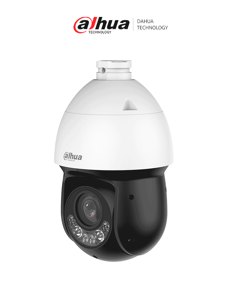 [DHT0060140] DAHUA DH-SD4D825MB-HNR - Cámara IP PTZ de 8 MP / WizSense/ 25x de Zoom óptico/ IR de 100 m/ Luz cálida 50m/H.265+/ WDR Real de 120 dB/ Protección perimetral/ Detección facial / SMD 4.0/ Ranura para MicroSD/ IP67/ E&S de Alarma y Audio/ #LoNuevo
