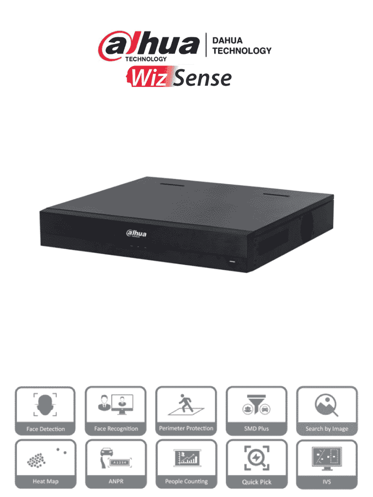 [DHT0200014] DAHUA NVR4416-16P-EI - NVR de 8 MP /16 Canales IP/ WizSense/ 4k con IA/ 16 Puertos PoE af/at/ 4 Bahias para Discos Duros/ 1 Canal de Reconocimiento Facial por NVR/ 4 Ch con SMD Plus/ Soporta Cámaras con IA/ 10 Bases de Datos de Rostros #NVF #IMD