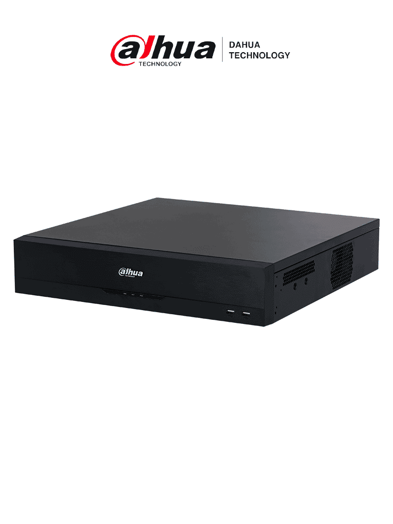 [DHT0210009] DAHUA DHI-NVR5832-16P-EI -NVR de 32 canales IP 4K con 16 puertos PoE y 8 puertos ePoE. Ofrece tecnología Acupick, detección y reconocimiento facial, SMD, 8 bahías para discos duros y admite RAID 0/1/5/6/10, con un ancho de banda de 384 Mbps.