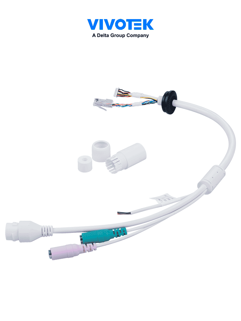 VIVOTEK AO-015 - Cable de conexiones I/O y Audio para camaras domo exteriores modelos: FD9399-EHV, FD9399-EHTV, FD9389-EHV-V3, FD9389-EHTV-V3, MA9311-EHTV, MA9312-EHTV
