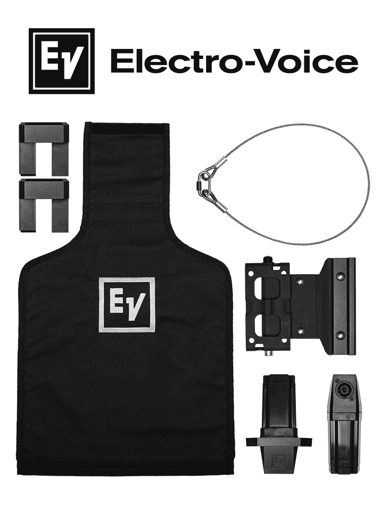 ElectroVoice M_EVOLVEWMKNB - Kit de Montaje en Muro / EVOLVE / NL4 / Negro