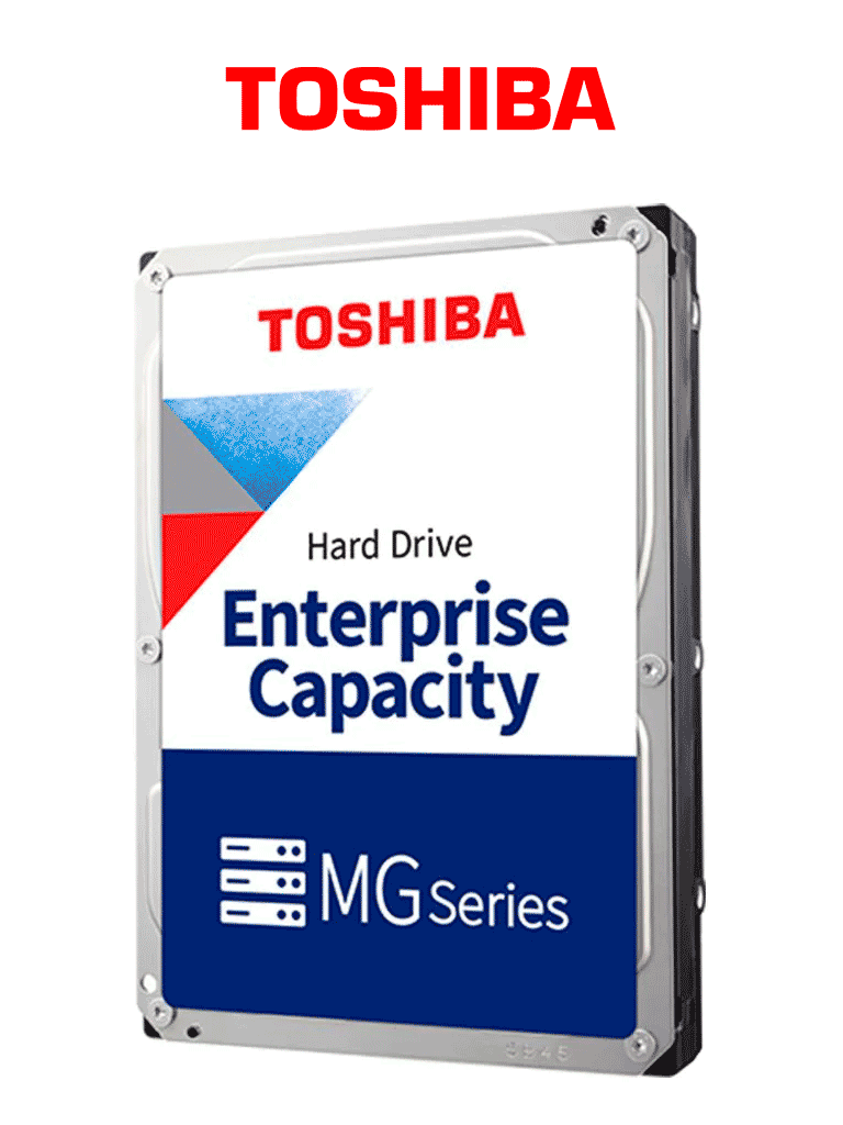 [TSB1490010] TOSHIBA MG09ACA16TE - Disco duro interno de 16TB / Serie Enterprise / 3.5" / SATA / 7200RPM / 512MB / Recomendado para Servidores / Soporta aplicaciones de videovigilancia
