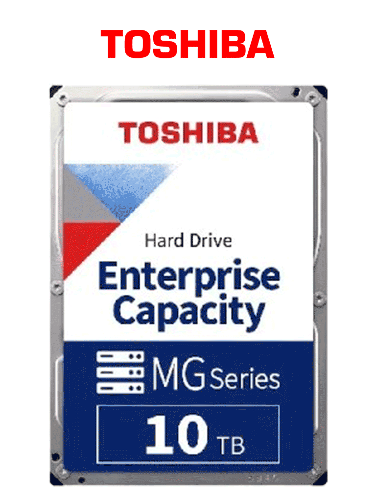 [TSB1490013] TOSHIBA MG10ADA10TE - Disco duro de 10TB/ 3.5" / serie Enterprise / 512MB / 7200RPM / Recomendado para Servidores y Videovigilancia