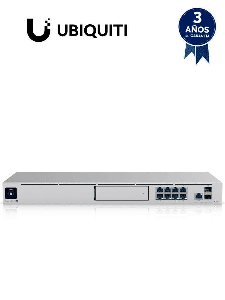 [UBI3940002] UBIQUITI UDM-SE- UniFi Dream Machine Special Edition/ 1 Puerto WAN 2.5G RJ45 y 1 Puerto WAN SFP+/ 8 puertos LAN RJ45 con POE/ 1 LAN SFP+/ 128 GB de memoria interna/ Aplicaciones UniFi Integradas#preventa #UBI79