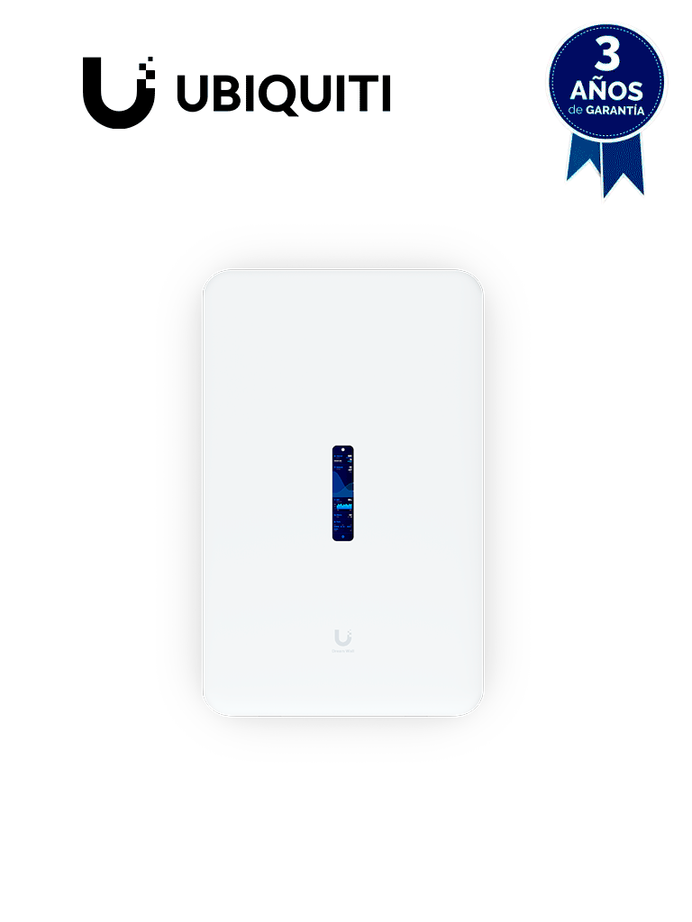 [UBI3940008] UBIQUITI UDW - Dream Wall , Ruteador todo en uno , administre todas las aplicaciones de UniFi , Switch 17 puertos GbE POE , WiFi 6 MU-MIMO 4x4 , 128 GB SSD interno expandible , Balanceo de cargas o failover/ 2 WAN (2.5 GbE y 10G SFP+). #preventa