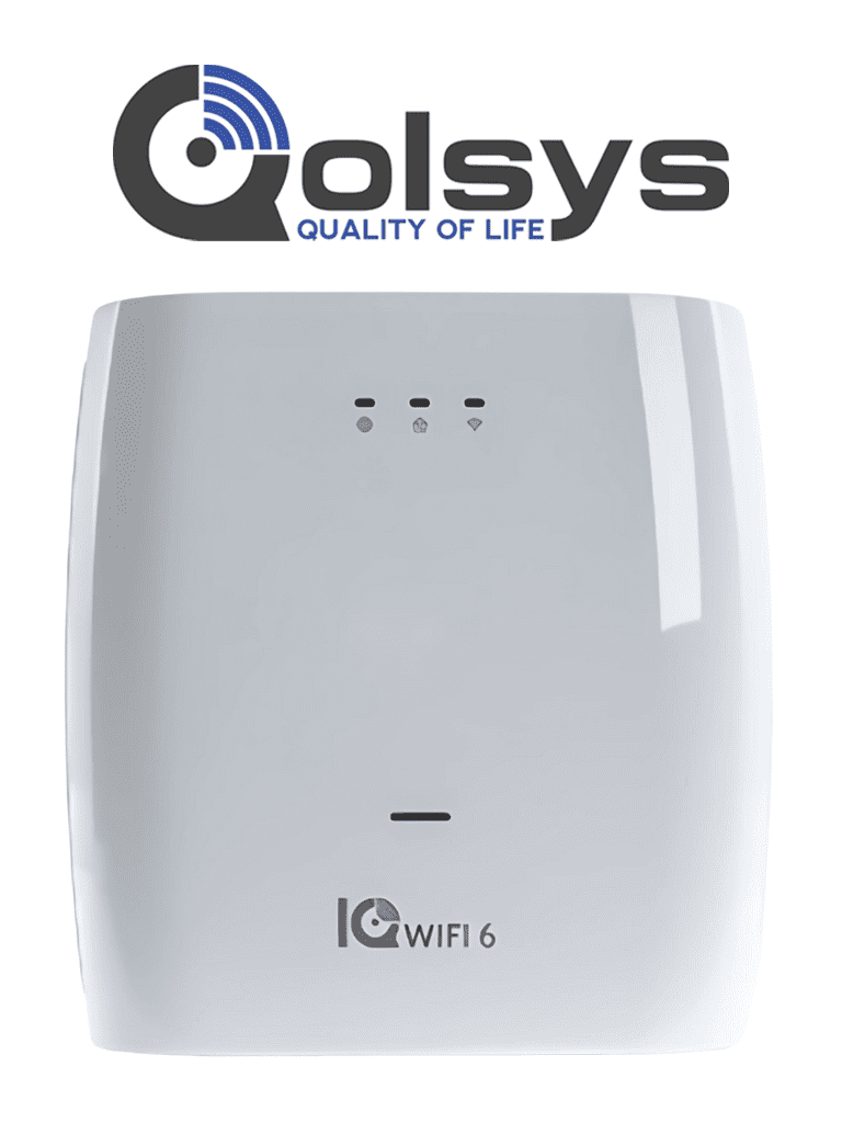 [QLS4220001] QOLSYS IQ WIFI 6 - Router WiFi compatible con paneles Qolsys IQ4 y Hub, Dual 2.4 GHZ / 5 GHZ #GAMER #AR