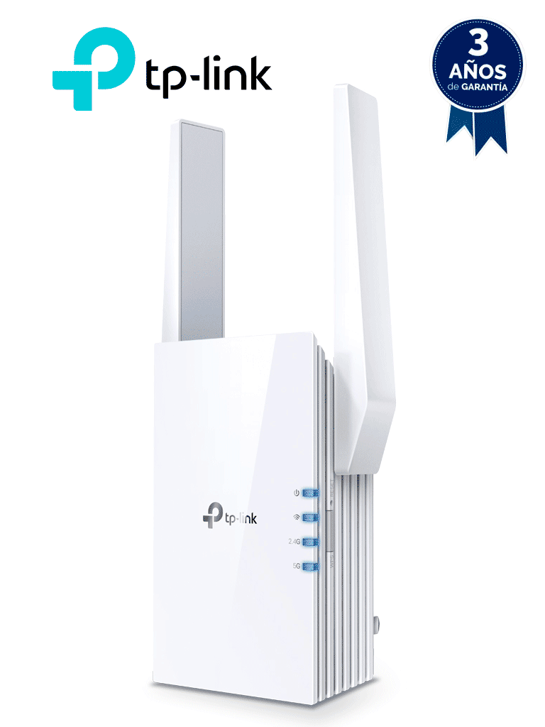 [TPL3700044] TP-LINK - RE705X / Extensor de Rango Wi-Fi 6 AX3000 / Hasta 2400Mbps / Cubre hasta 140 Metros Cuadrados y 30 Dispositivos / Compatibles EasyMesh