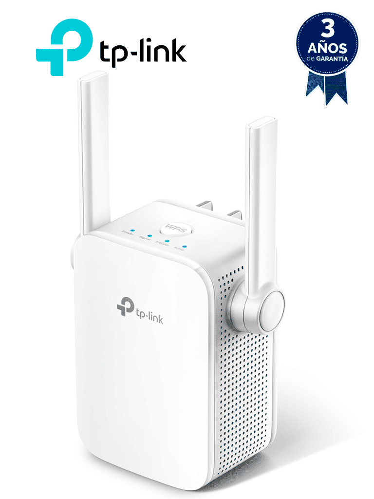 [TPL4220004] TP-LINK RE205 -Repetidor de señal WiFi AC750 con frecuencias de 2.4GHz (300Mbps) y 5GHz (433Mbps), además indicador inteligente de señal, modo punto de acceso, 2 antenas externas y 1 puerto Ethernet (RJ45) 10/100Mbps.