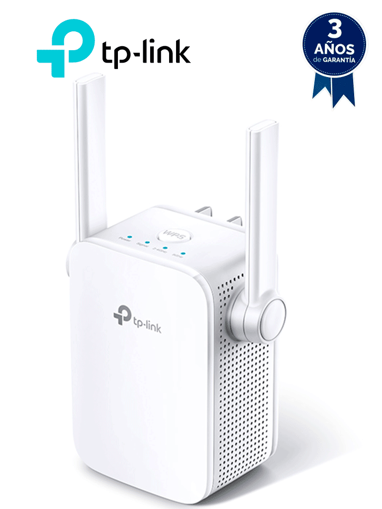 [TPL4220005] TP-LINK RE305 - Repetidor de señal WiFi, AC1200, 2.4GHz (300Mbps) y 5GHz (867Mbps) , Indicador Inteligente de Señal, Modo punto de acceso, 2 antenas externas, 1 puerto 10/100Mbps Ethernet (RJ45)