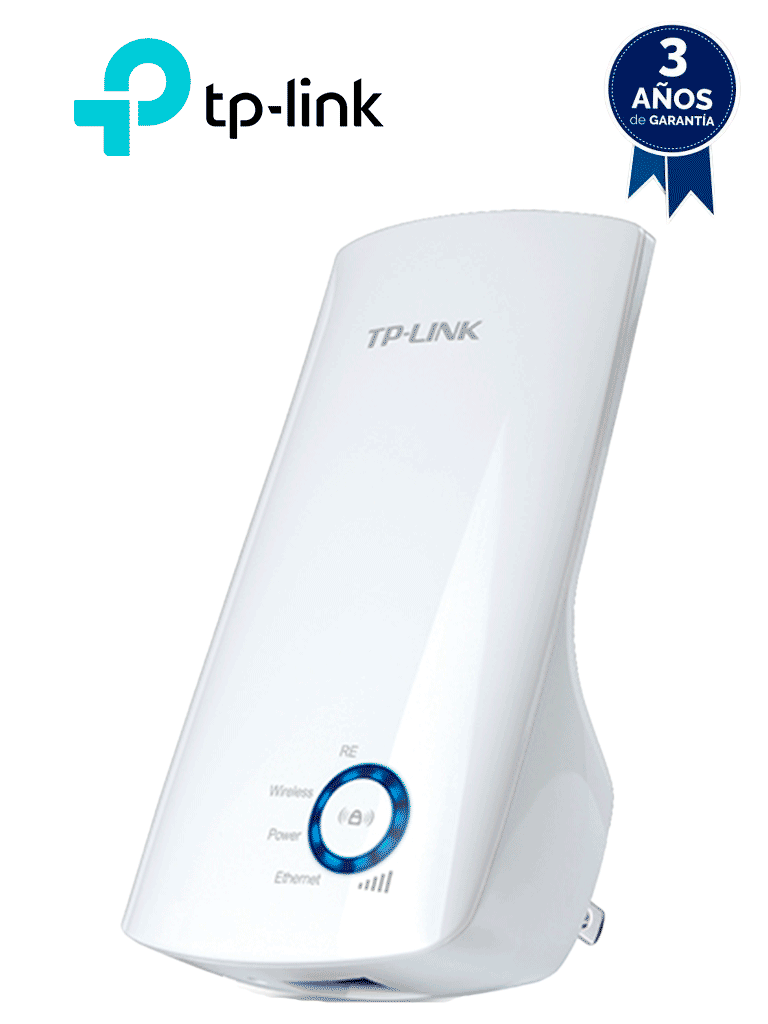[TPL4220001] TP-LINK TL-WA850RE - Repetidor inalámbrico universal de señal WiFi, hasta 300Mbps en 2.4GHz, con 2 antenas internas, 1 puerto RJ45, modo extensor de rango y punto de acceso. #TP #EXTENSOR