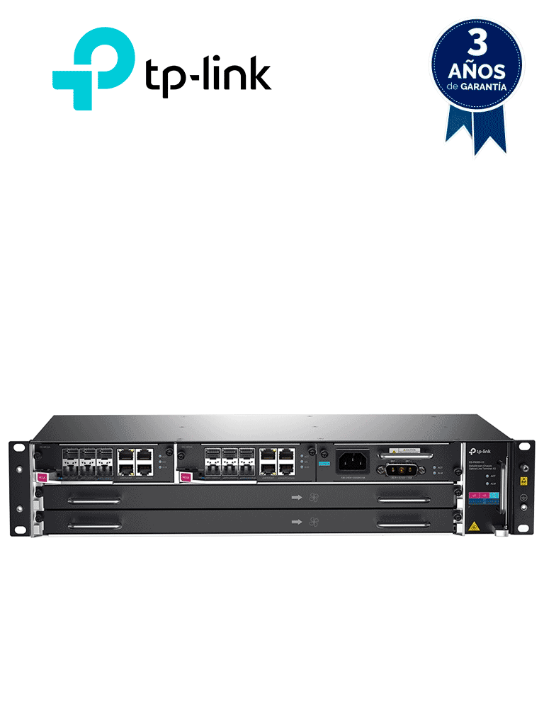 [TPL3680012] TP-LINK DS-P8000-X2 - OLT con Chasis DeltaStream OLT-X2 GPON XGS-PON ,Soporte para dos tarjetas de servicio GPON o XGS-PON , Funciones L2 Completas y L2+/L3 Avanzadas, Gestión centralizada (DMPS).
