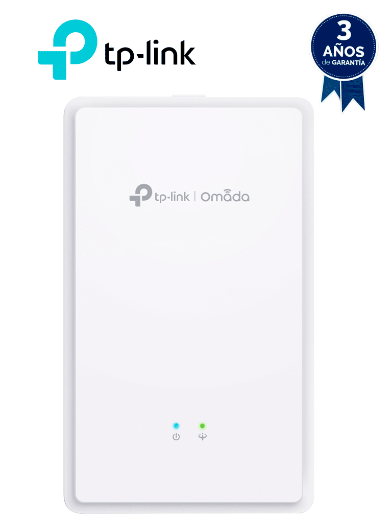 [TPL3680013] TP-LINK EAP615GP-Wall - GPON Punto de Acceso WiFi AC de Pared/ Velocidad de Hasta 1.2Gbps en 5GHz y 574Mbps en 2.4GHz/ Multi SSID & Beamforming/ Capacidad para VoIP/ Gestión Centralizada Omada