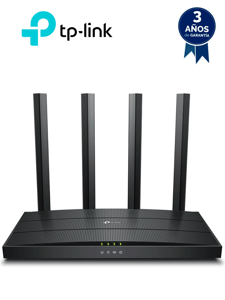 [TPL3660005] TP-LINK Archer AX12 - Ruteador WiFi 6 AX 1500Mbps con 1 puerto WAN RJ45 Gigabit Ethernet, 3 puertos LAN RJ45 Gigabit Ethernet, tecnologías MU-MIMO y OFDMA, además 4 antenas con Beamforming.#O1