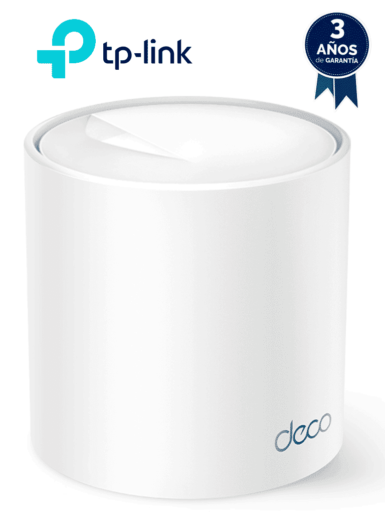 [TPL3660047] TP-LINK Deco X10(1-pack) - Ruteador Inalámbrico Mesh/ Ideal para Señal WiFi en Casas / WiFi 6/ Velocidad #BF2024de Hasta 1201 Mbps en Frecuencia de 5GHz y 300Mbps en 2.4GHz/ Tecnología de Conexión MU-MIMO y OFDMA/ Protección Mediante Control Parental#BF20