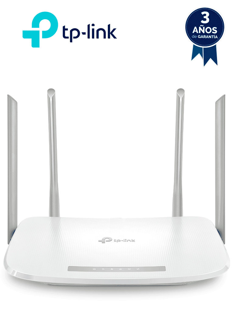 [TPL4240006] TP-LINK EC220-G5 - AC1200 Wireless Dual Band Gigabit Router/ 300Mbps a 2.4GHz + 867Mbps a 5GHz/ IPv6/ 4 antenas externas omnidireccional/ 3 Puertos LAN 10/100/1000 Mbps/ 1 Puerto WAN 10/100/1000 Mbps #TP