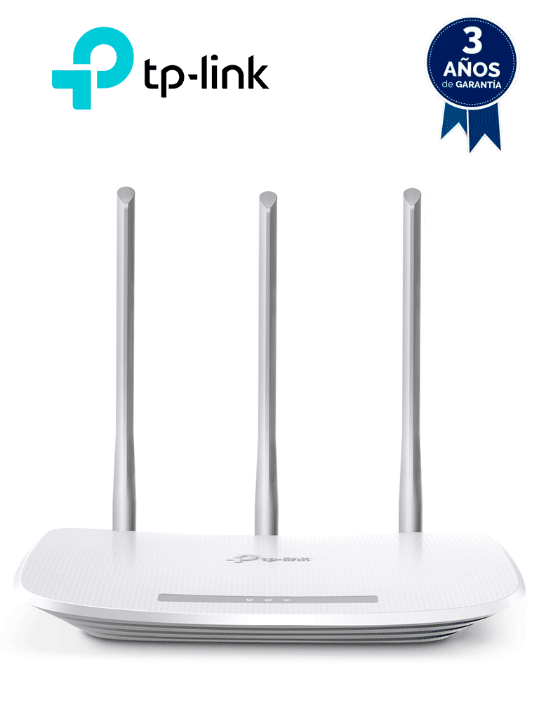 [TPL3660002] TP-LINK TL-WR845N - Router inalámbrico con velocidad de hasta 300Mbps, WiFi 4 802.11n/b/g en 2.4 GHz, 3 antenas y 4 modos: Router, Extensor de Rango, Punto de Acceso y WISP, 1 puerto WAN FE y 4 puertos LAN FE.