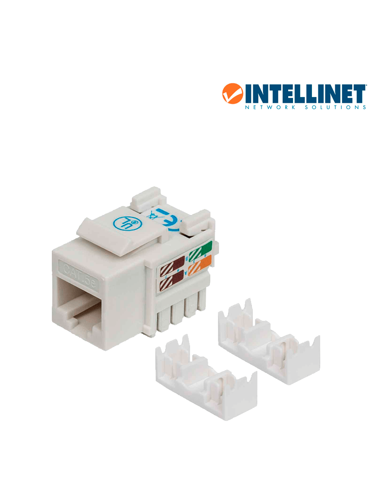 [ITL1610006] INTELLINET 210355 - JACK CAT 5e / DE IMPACTO / (KEYSTONE) / BLANCO