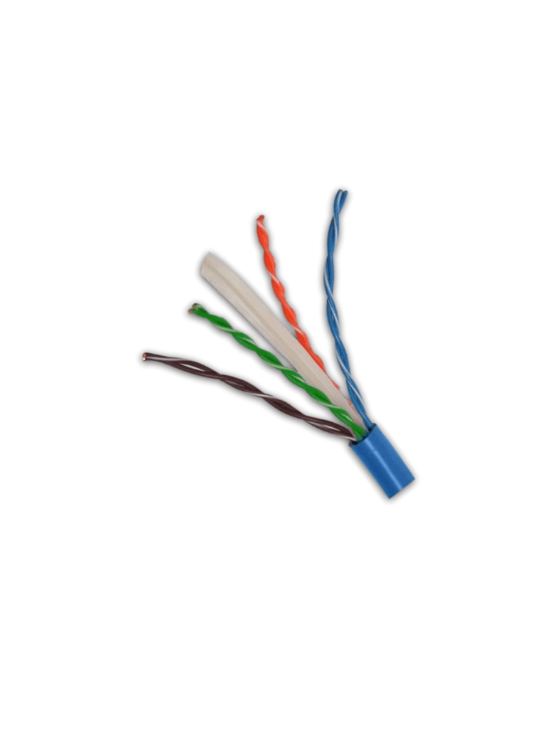 [SBT6170001] SBE TECH SBE-UTPC6-BL-NP - Cable UTP CAT6/ Recomendada para instalaciones de red hasta 80 mts / CCA / 305 M/ Color AZUL/ 23 AWG