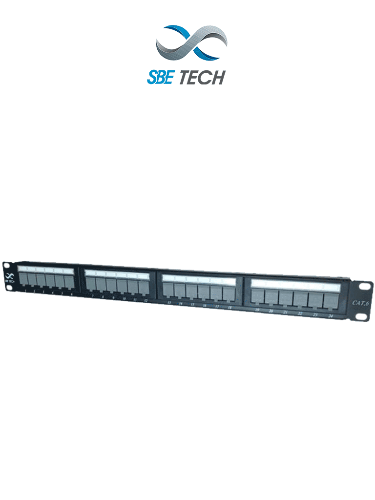 [SBT1620002] SBETECH PPC624P - Panel de parcheo categoría 6/24 puertos